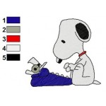 Snoopy 50 Embroidery Design